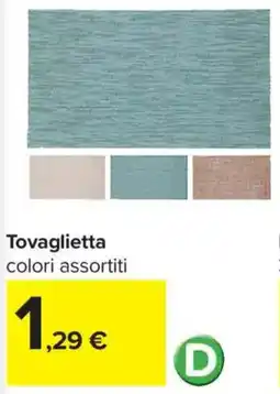 Carrefour Tovaglietta offerta