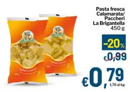 Qui Discount Pasta fresca Calamarata/ Paccheri La Brigantella offerta