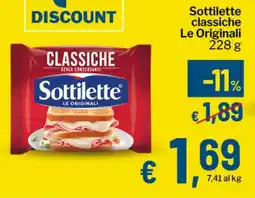 Qui Discount Sottilette classiche Le Originali offerta