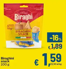 Qui Discount Biraghini snack offerta