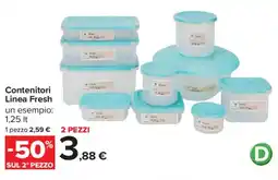 Carrefour Contenitori Linea Fresh offerta