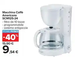 Carrefour Macchina Caffè Americano SCM125-24 offerta