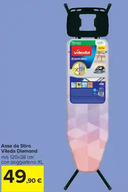 Carrefour Asse da Stiro Vileda Diamond offerta