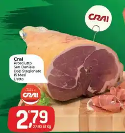 Crai Crai Prosciutto San Daniele Dop Stagionato 15 Mesi offerta