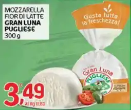 Crai Mozzarella fior di latte gran luna pugliese offerta