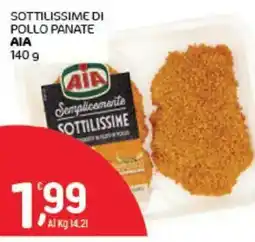 Crai Sottilissime di pollo panate AIA offerta