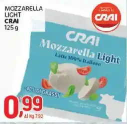 Crai Mozzarella light CRAI offerta