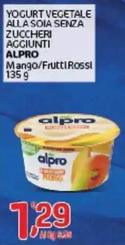 Crai Yogurt vegetale alla soia senza zuccheri aggiunti ALPRO offerta