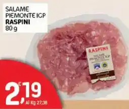 Crai Salame piemonte igp RASPINI offerta