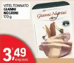 Crai Vitel tonnato GIANNI NEGRINI offerta