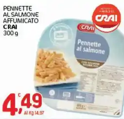 Crai Pennette al salmone affumicato CRAI offerta