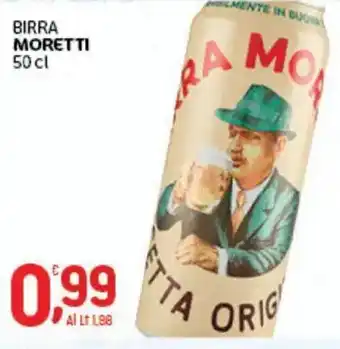 Crai Birra MORETTI offerta