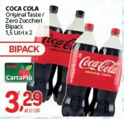 Crai COCA COLA Original Taste/ Zero Zuccheri Bipack offerta