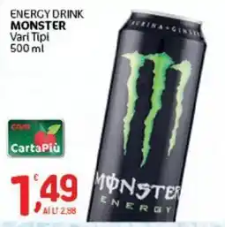 Crai Energy drink MONSTER offerta