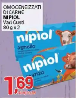 Crai Omogeneizzati di carne nipiol offerta
