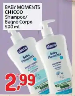 Crai Baby moments chicco shampoo/ bagno corpo offerta
