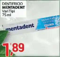 Crai Dentifricio MENTADENT offerta
