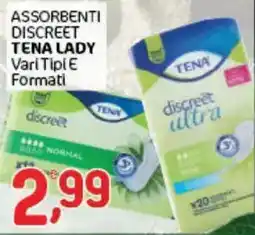 Crai Assorbenti discreet TENA LADY offerta