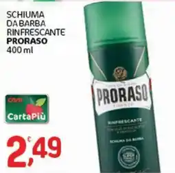 Crai Schiuma da barba rinfrescante PRORASO offerta