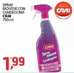 Crai Spray mousse con candeccina CRAI offerta