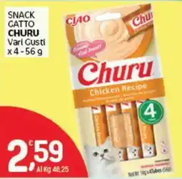 Crai Snack catto CHURU offerta