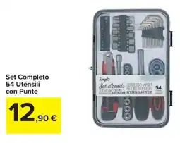 Carrefour Set Completo 54 Utensili con Punte offerta
