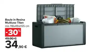 Baule in Resina Multiuso Titan