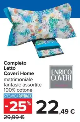 Carrefour Completo Letto Coveri Home offerta