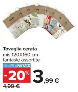 Carrefour Tovaglia cerata offerta