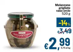 Qui Discount Melanzane grigliate vaso orcio offerta