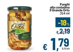 Qui Discount Funghi alla contadina Il Grande Orto offerta