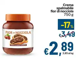 Qui Discount Crema spalmabile fior di nocciola offerta
