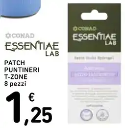 Spazio Conad CONAD ESSENTIAE LAB Patch puntineri t-zone 8 pezzi offerta