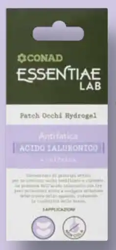 Spazio Conad PATCH OCCHI HYDROGEL 6 pezzi offerta