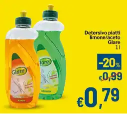 Qui Discount Detersivo piatti limone/aceto Glare offerta