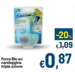 Qui Discount Forza Blu wc candeggina tripla azione offerta