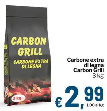 Qui Discount Carbone extra di legna Carbon Grill offerta
