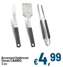 Qui Discount Accessori babecue Texas C&BBQ offerta