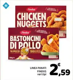 Conad LINEA PANATI FINDUS offerta