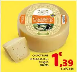 Conad CACIOTTONE DI NORCIA I.G.P offerta