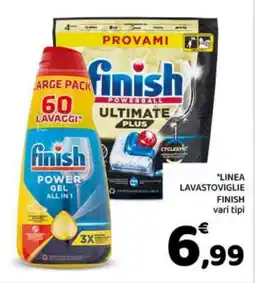 Conad LINEA LAVASTOVIGLIE FINISH offerta