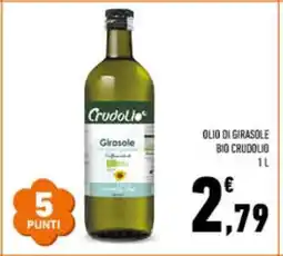 Conad Olio di Girasole Bio Crudolio offerta