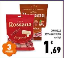 Conad Caramelle Rossana Perugia offerta