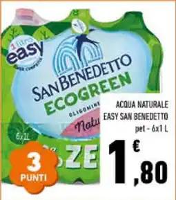 Conad ACQUA NATURALE EASY SAN BENEDETTO offerta