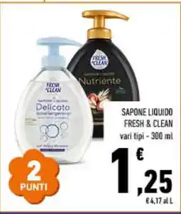 Conad Sapone Liquido Fresh & Clean offerta