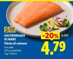 Lidl Filetto di Salmone offerta
