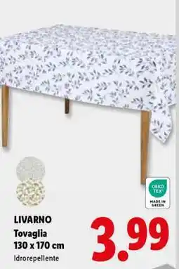 Lidl LIVARNO Tovaglia offerta