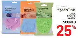 Spazio Conad CONAD ESSENTIAE linea spugne offerta