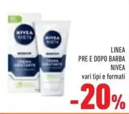 Conad Superstore Linea pre e dopo barba NIVEA offerta