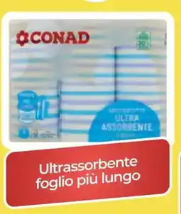 Conad Superstore Conad asciugatutto 3 rotoli 50 strappi offerta